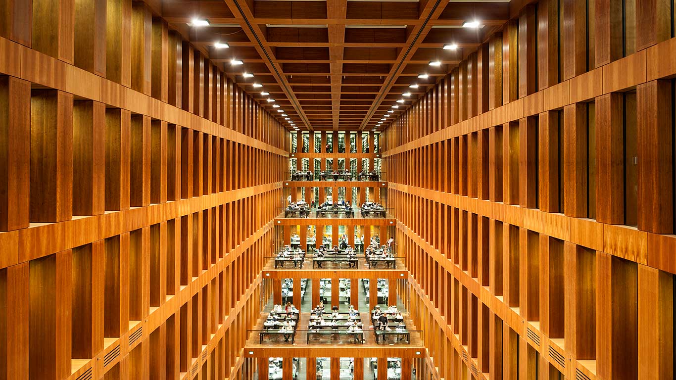 Jacob-und-Wilhelm-Grimm-Zentrum, Universitätsbibliothek der Humboldt-Universität zu Berlin, Deutschland (© SIME/eStock Photo)(Bing Deutschland)