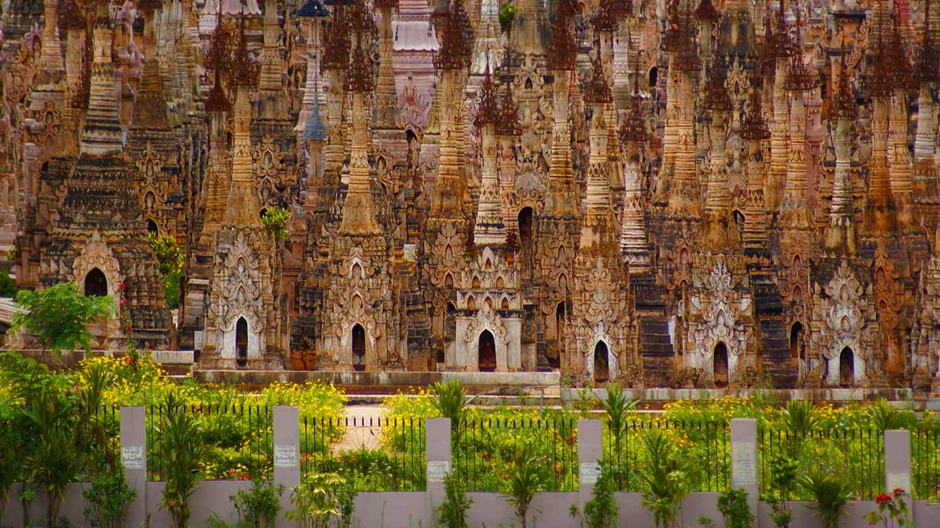 缅甸掸邦，戛古舍利佛塔 (© mname/Shutterstock)(Bing China)