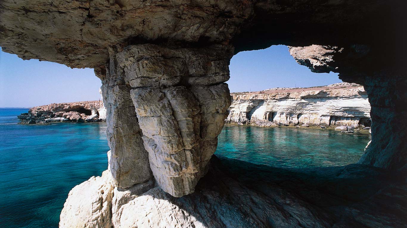 Cape Greco sea caves, Cyprus (© DEA/G. M. ROSSI/Getty Images)(Bing Canada)