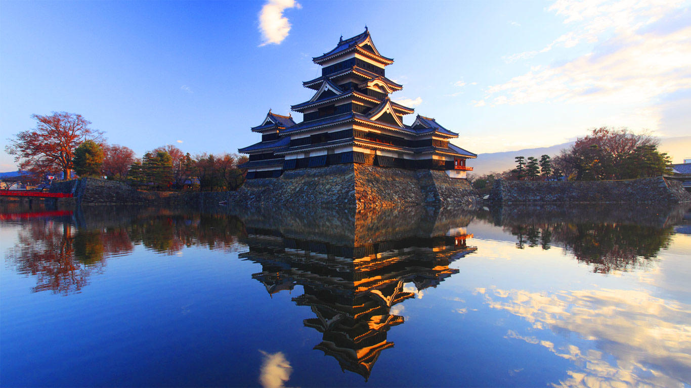 日本，松本城 (© Mitsushi Okada/orion/Panorama Stock)(Bing China)