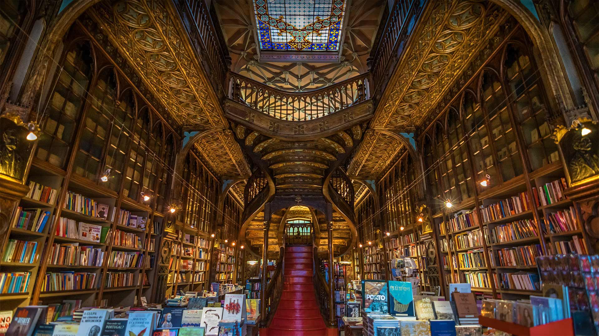 Livraria Lello in Porto, Portugal (© Nido Huebl/Shutterstock)(Bing Canada)