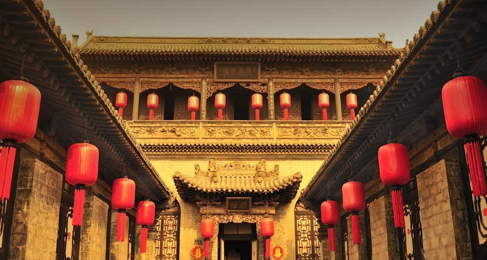 山西省晋中市乔家大院 (© Huang Xin/Flickr/Getty Images) &copy; (Bing China)