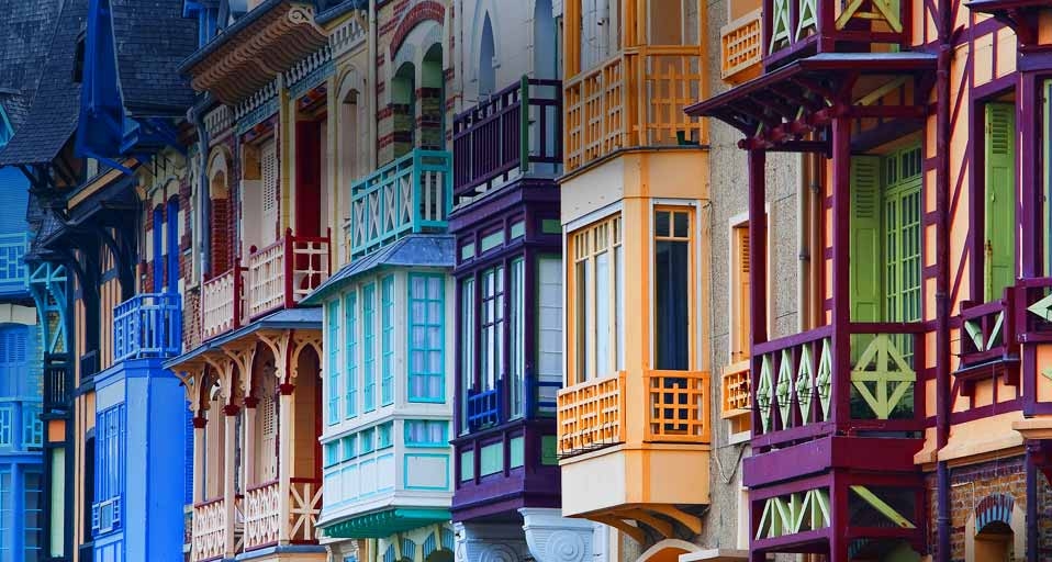 Villas balnéaires de Mers-les-Bains, département de la Somme, Picardie (© Zoonar/eyemagic/Age Fotostock) &copy; (Bing France)