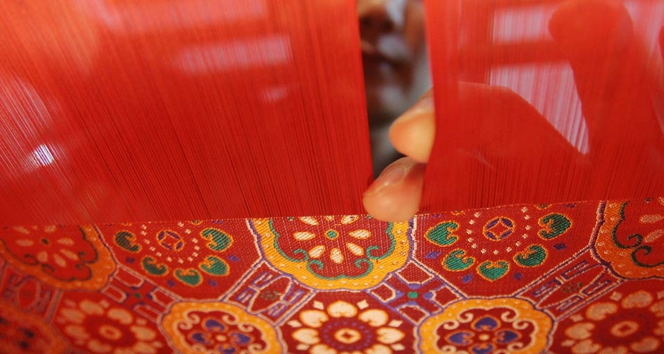 四川的蜀锦 -- China Photos/Getty Images News/Getty Images &copy; (Bing China)
