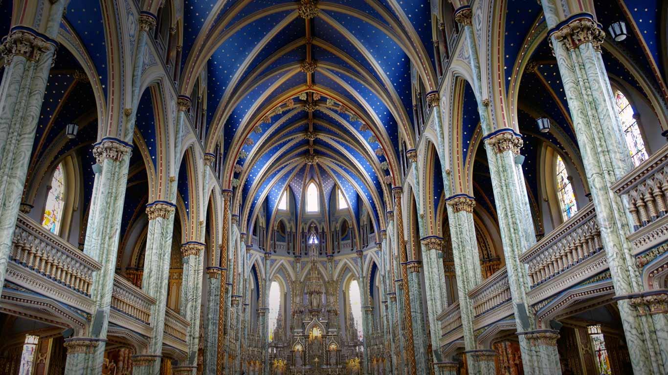 Notre-Dame Cathedral Basilica of Ottawa, Ontario, Canada (© Kevin O´Hara/age fotostock)(Bing Canada)