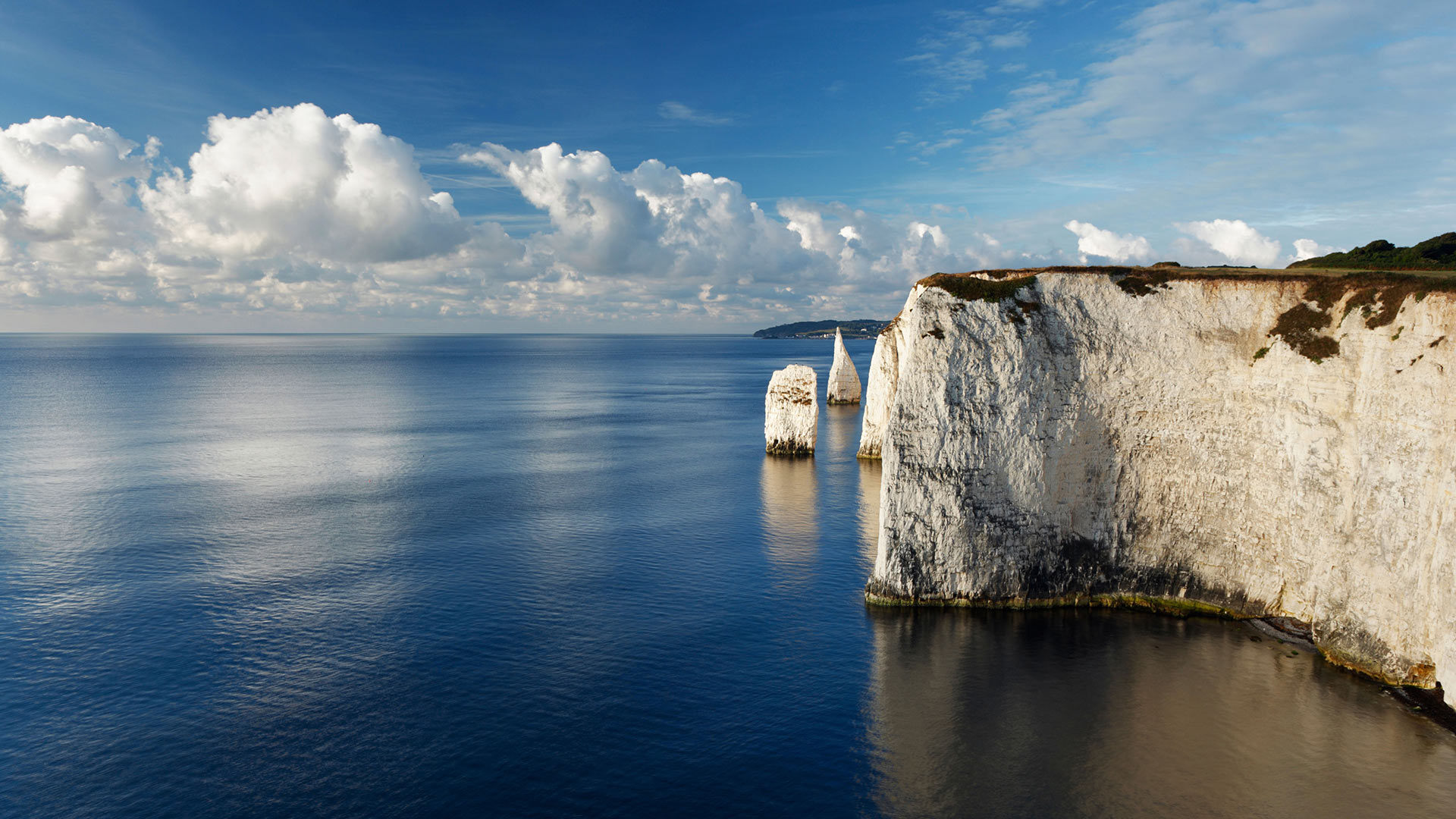 波白克岛的小尖塔岩石，英格兰多塞特 (© James Osmond/Alamy)(Bing China)