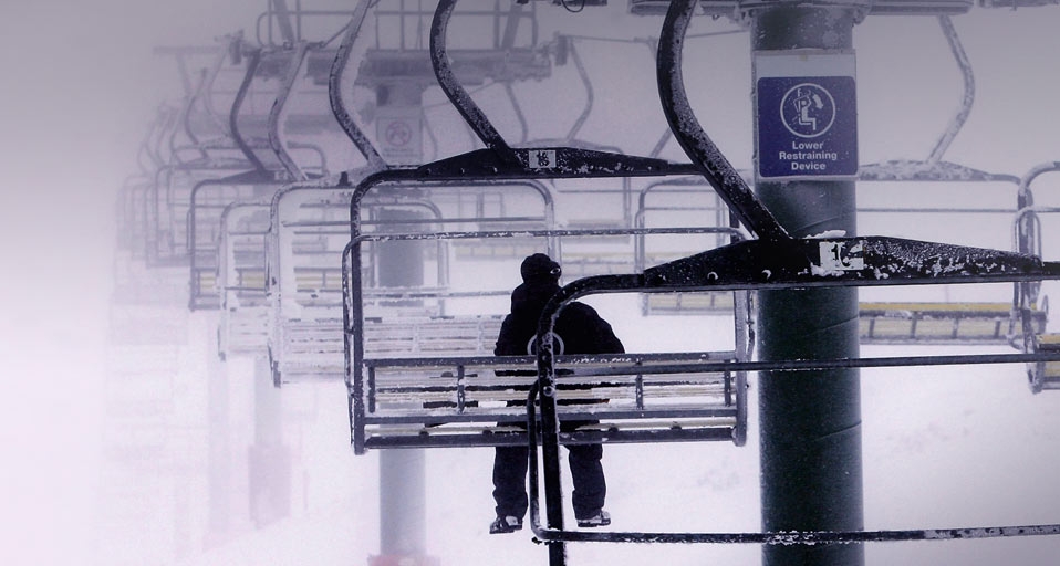 Summit Quad chairlift at Mount Hotham, Australia in 2005 -- Mark Dadswell/Getty Images &copy; (Bing Australia)