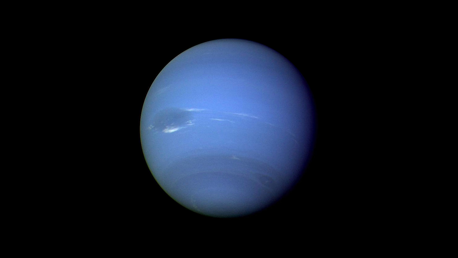 蔚蓝色的海王星 (© NASA/JPL)(Bing China)
