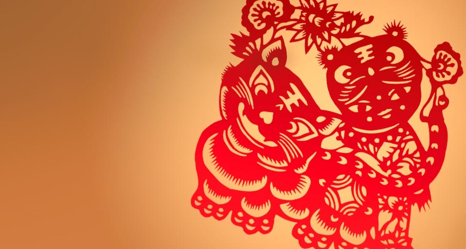 民间剪纸艺术十二生肖中的虎 -- TAO Images Limited/Tao Images/Photolibrary &copy; (Bing China)