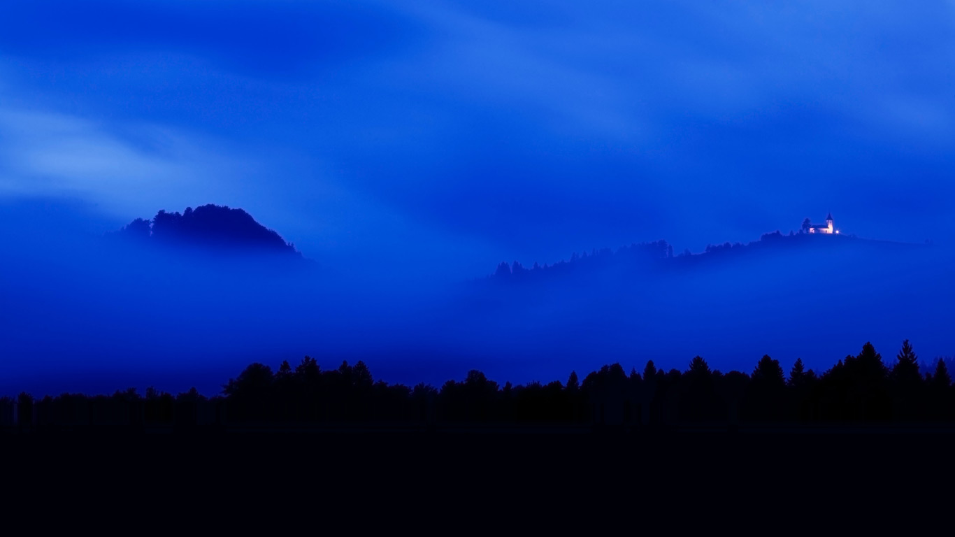 Saints Primus教堂和Felician教堂，亚姆尼克小镇， 斯洛文尼亚 (© Ian Middleton/Alamy)(Bing China)