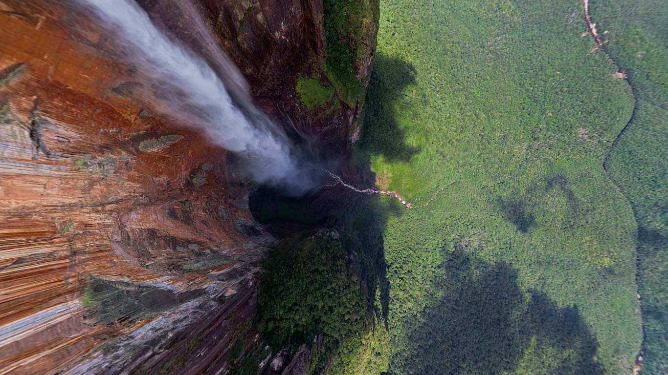 委内瑞拉的安赫尔瀑布 (© AirPano Ltd)(Bing China)