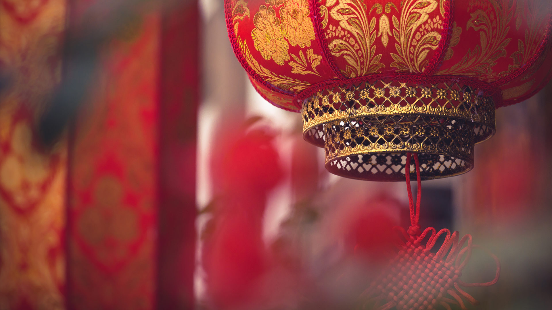 成都街头的红灯笼，中国四川省（© kiszon pascal/Moment/Getty Images）(Bing China)