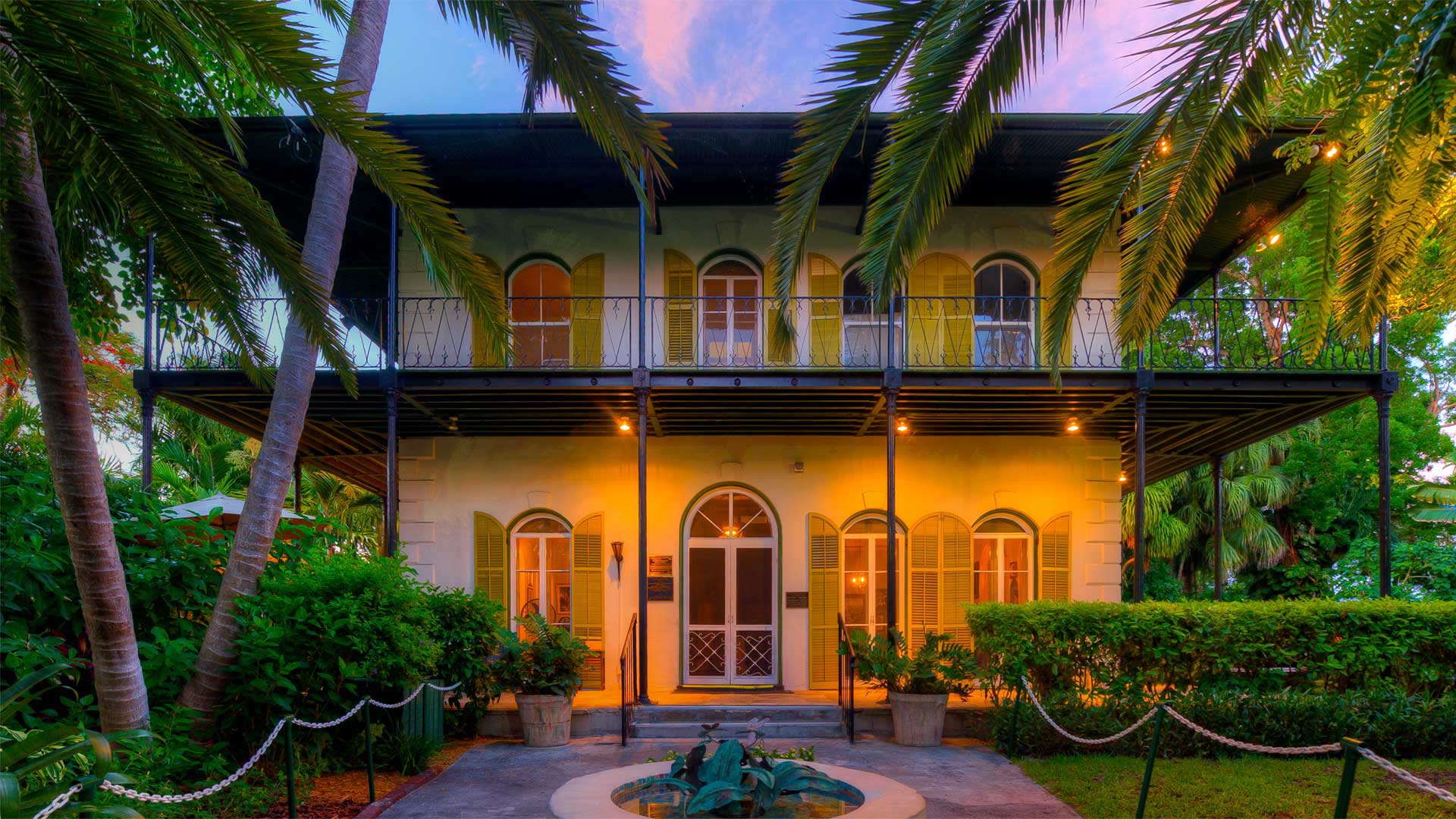 The Ernest Hemingway Home and Museum in Key West, for Hemingway Days (© Werner Bertsch/eStock Photo)(Bing Canada)