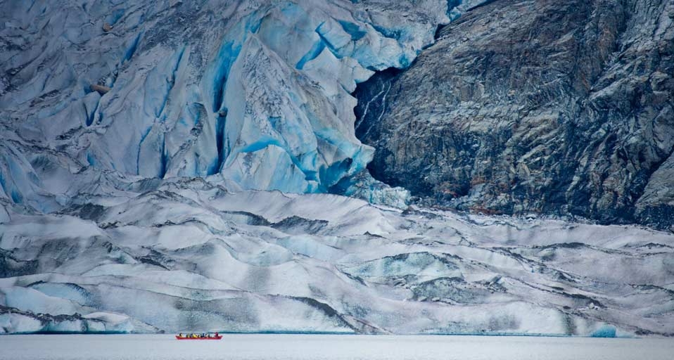 The Mendenhall glacier outside of Juneau, Alaska -- Michael Melford/Getty Images &copy; (Bing Canada)