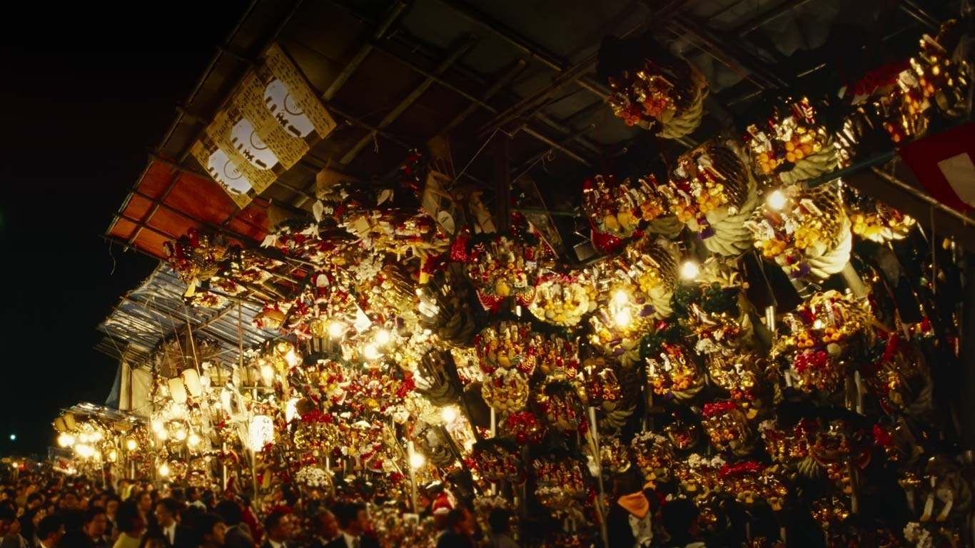 ｢酉の市｣神奈川, 横浜市 (© JTB Photo Communications, Inc./age fotostock)(Bing Japan)