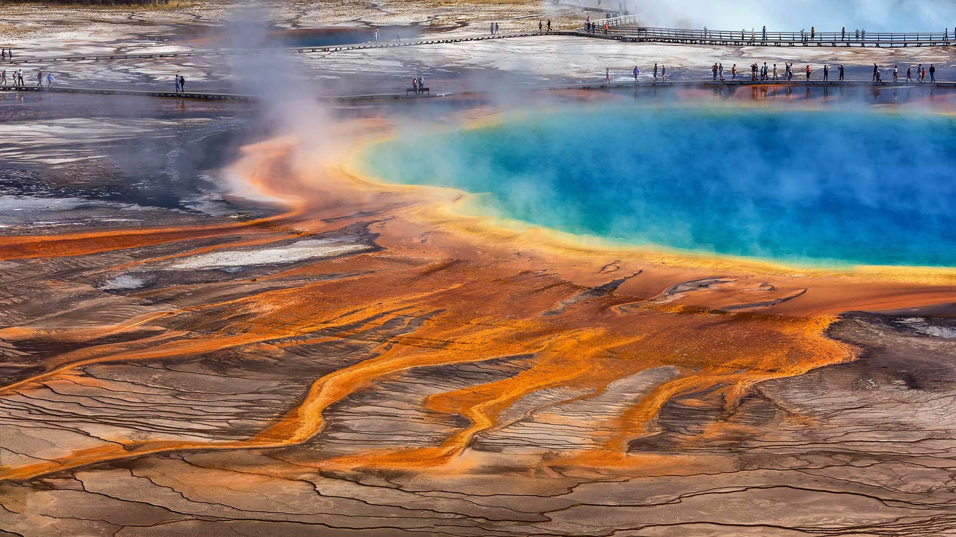 ｢グランド・プリズマティック・スプリング｣米国, ワイオミング州 (© Darrenp/Shutterstock)(Bing Japan)