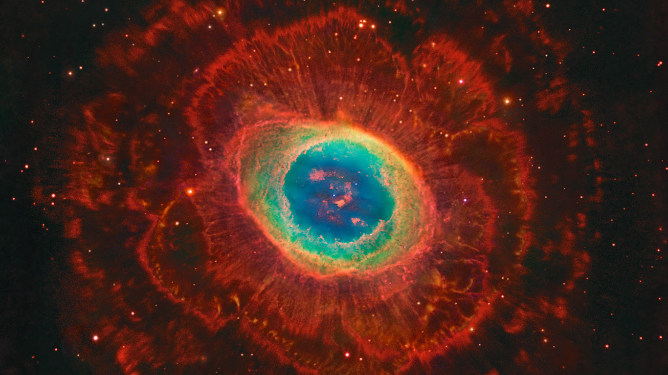 环状星云 (M57) (© Robert Gendler/NASA)(Bing China)