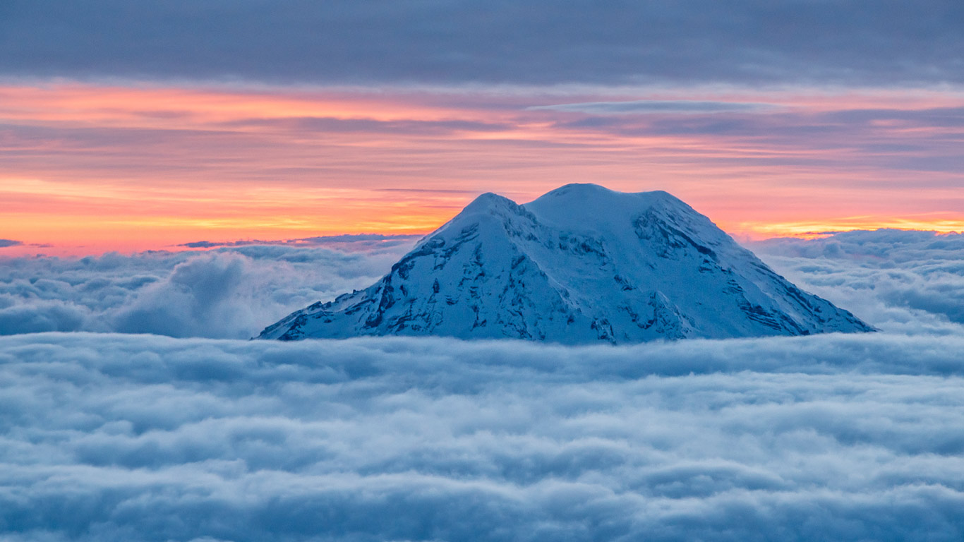瑞尼尔山国家公园，美国华盛顿州 (© Stephen Matera/Tandem Stills + Motion)(Bing China)