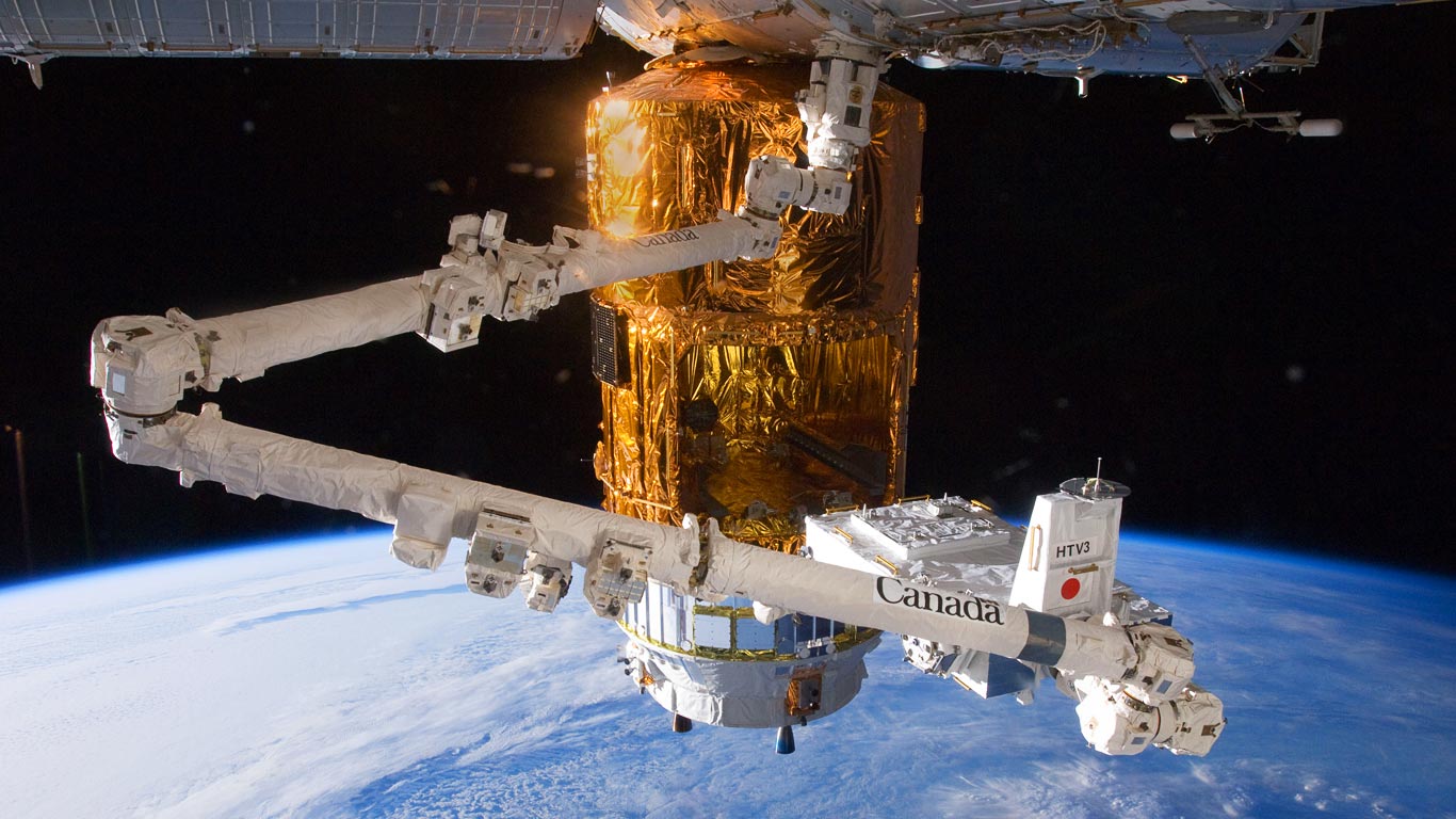 ｢こうのとり3号機｣国際宇宙ステーション (© NASA Archive/Alamy)(Bing Japan)
