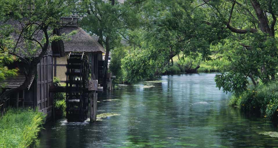 ｢蓼川の水車小屋｣長野, 安曇野 -- JTB Photo /Photolibrary &copy; (Bing Japan)