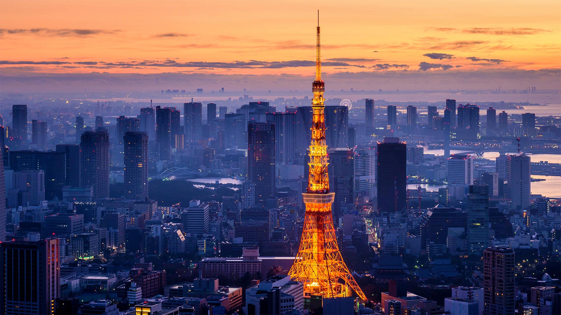 东京塔，日本东京都港区 (© Yukinori Hasumi/Getty Images)(Bing China)