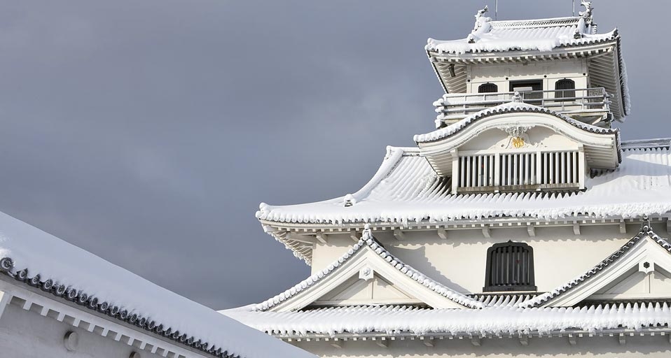 ｢雪の長浜城｣滋賀, 長浜市 -- Japan Travel Bureau/photolibrary &copy; (Bing Japan)